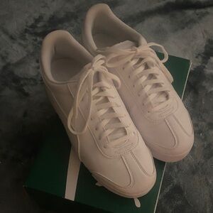 Puma White-Light Gray Sneakers